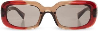 Miu Miu B13S Zonnebril - Dames - Zonnebrillen - Rood - 52 MM - Accessoires