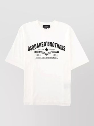Dsquared2 crew neck graphic print short sleeve shirt