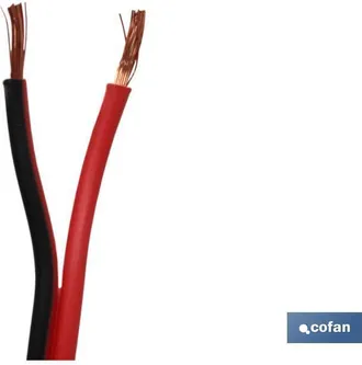 cofan Rollo 100m Cable Paralelo Rojo/negro (2x1,5)