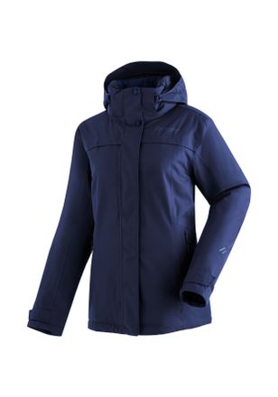 Maier Sports Winterjacke MAIER SPORTS Lisbon, Damen, Gr. 20, blau (dunkelblau), 100% Polyester, Jacken Winterjacke, warme Damen Jacke, wattierte Regenjacke, wasser