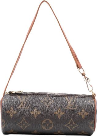 Louis Vuitton Borsa a mano Papillon Pochette in monogramma 1990-2010 - Marrone