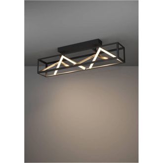 Loops Stylish Modern Black & Gold Ceiling Light for Indoor Spaces