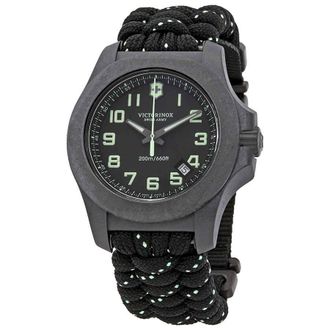 Victorinox by Swiss Army I.N.O.X. Quartz Black Dial Mens Watch 241859