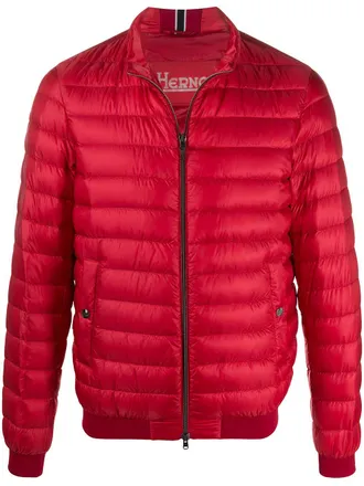 Herno Gevoerde donsjas - Rood