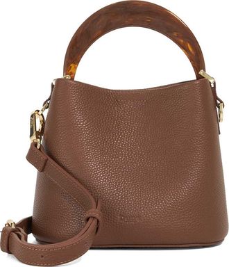 Dune London Dharla Leather Top Handle Bag in Brown at Nordstrom