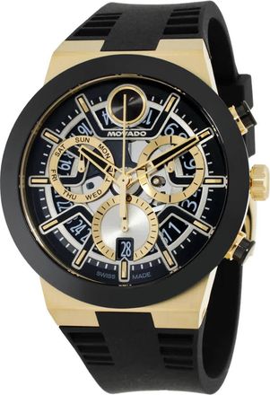 Movado Bold Chronograph Quartz Black Dial Mens Watch 3601307