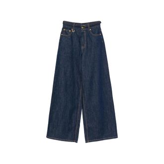 Zimmermann Jeans, Dames, Blauw, W26, Katoen, Relaxed Flare Jean