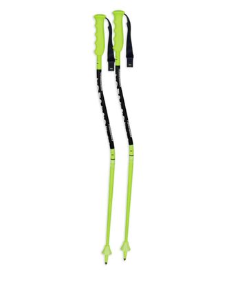 Komperdell Skistokken met logoprint - Groen
