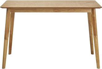 Miliboo Mesa De Comedor N&oacute;rdica Con Acabado Fresno 120 Cm Elion