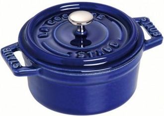 Staub Asador Redondo Staub De 28 Cm, Azul, 40510-285-0 405102850 (40510-285-0)