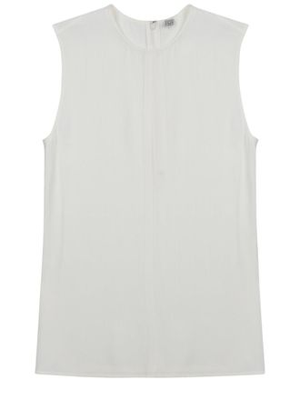 Toteme Sleeveless Linen-Blend Tank Top