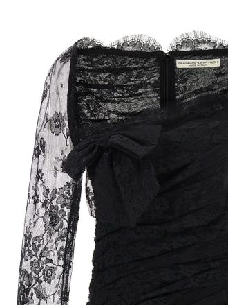 Alessandra Rich Organic Cotton Short Womens Dress