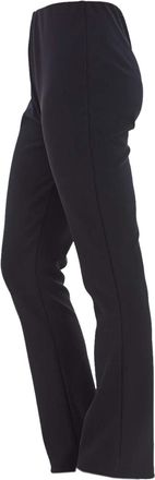 Reevè Smart Fit Slightly Bootleg Ribbed Stretchy Slim Pull On Work Trousers Women Activewear, Soft & Breathable Fabric Womens Trousers, Size 8-26 (24, Regul