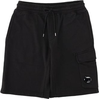 C.P. Company Sweatbermuda Cargo Elastic Drawstring Cotton Shorts