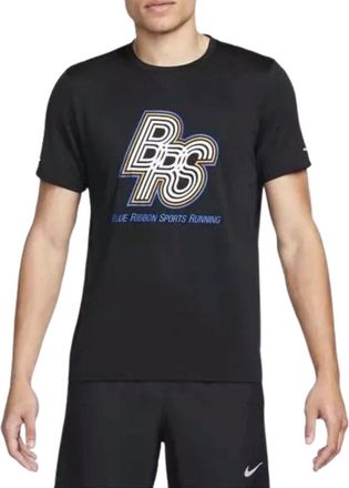 Nike Dri-fit Rise 365 Zwart T-shirt