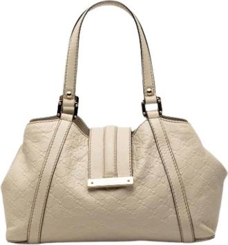 Gucci Pre-owned Handbags, female, Beige, Size: ONE SIZE Pre-owned The New Ladies Handbag