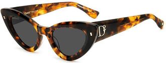 Dsquared2 D2 0092/S WR9/IR Womens Sunglasses Tortoiseshell Size 51