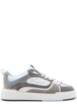Cleens Essential Skate Panelled Mesh Sneakers - Blue - 40 (IT40 / UK6)