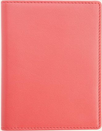 Royce Leather Personalized Leather RFID-Blocking Passport Wallet with Vaccine Card Pocket