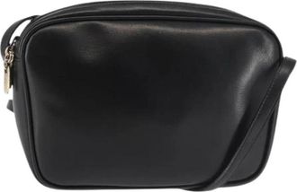 Ferragamo Pre-owned Leren Crossbody Tas - Dames - Vintage Schoudertas - Zwart - ONE Size - Leer - Vintage