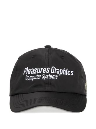 Pleasures System Tech graphic baseball cap - unisex - Fabric - One Size - Black