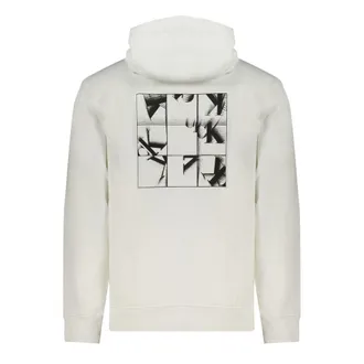 Calvin Klein Logo Hooded Sweatshirt - White