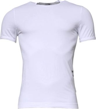 Dolce & Gabbana Heren, Tops, Wit, Maat: XS Katoen