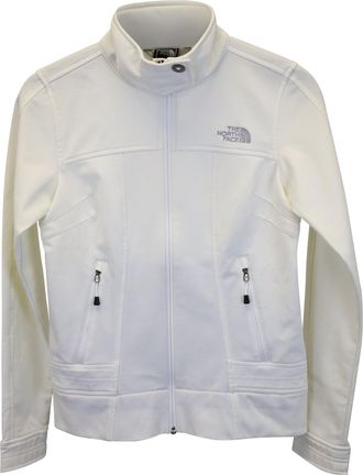The North Face Celentito Softshell Full Zip Jacket in Cream Polyester