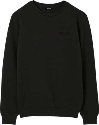 Balmain Long Sleeve Crewneck Sweatshirt