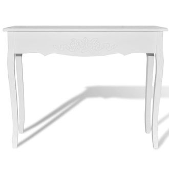 Berkfield Home White Dressing Console Table White