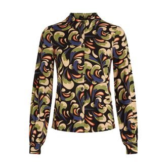 King Louie Dames, Blouses & Shirts, Veelkleurig, Maat: M