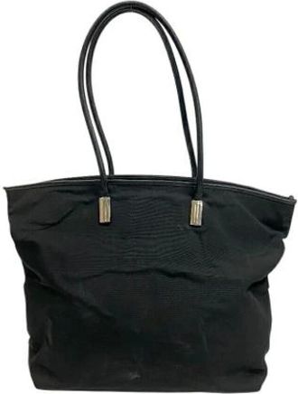 Gucci Pre-owned Tote Bags, female, Black, Size: ONE SIZE Pre-owned Leather gucci-bags