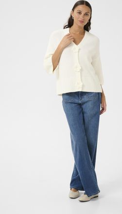 Kaffe Vest Loose fit white