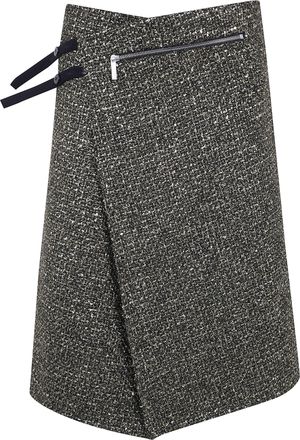 SAPIO Skirt Lame Panel Braids Lame Panel