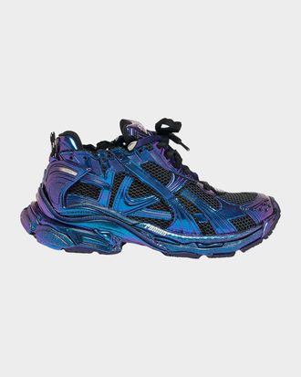 Balenciaga Men & apos;s Runner Iridescent Low-Top Sneakers
