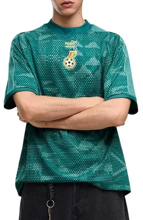 Puma x Ghana x Salehe Bembury King Jersey in Emerald Ice at Nordstrom, Size Xx-Large