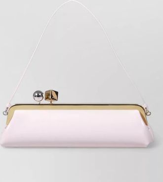 Jacquemus la pochette salon leather clutch bag