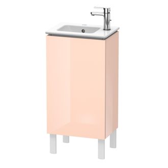 Duravit Duravit L-cube Mueble De Aseo Vertical, 1 Puerta, Con Bisagra A La Derecha, 420mm, Para Me By Starck 072343, Color: Perla De Albaricoque Laca De Alto 