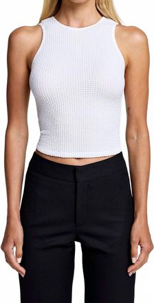 Smythe Muscle Rib Tank In White
