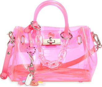 Steve Madden Gummy Mini Clear Jelly Tote in Pnk at Nordstrom Rack