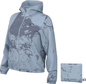 Nike Nike Womens W Nk Trail Repel JKT Jacket, Lt Armory Blue/Thunder Blue/Thunder Blue, M