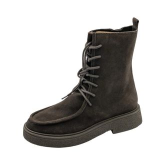 Gioseppo Stivali Militari in Pelle Scamosciata - - Shoes - Donna - Marrone - 41 EU