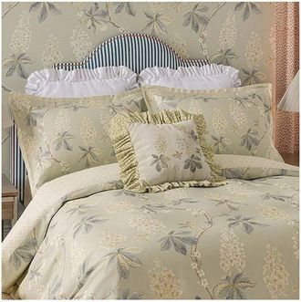 Sanderson Chestnut Tree Duvet Cover Double Grey Blue & Sage