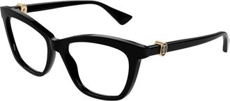 Cartier Glasses, female, Black, Size: 54 MM Butterfly Optical Frame