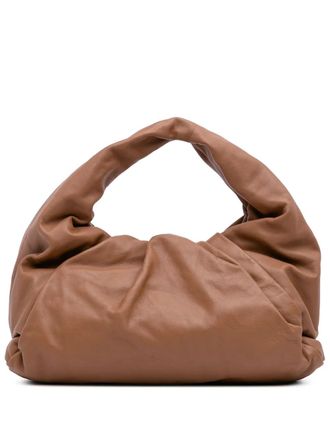 Bottega Veneta 2012-2025 Lambskin The Pouch shoulder bag - Brown