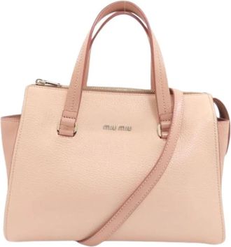 Miu Miu Pre-owned Handbags, female, Pink, Size: ONE SIZE Pre-owned Handbag