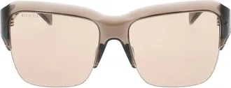Gucci Accessoires, unisex, Beige, ONE Size, Zonnebril