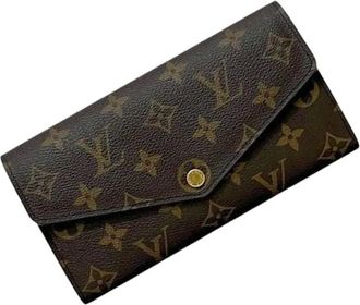 Louis Vuitton Pre-owned Wallets, female, Brown, Size: ONE SIZE Pre-owned Long wallet (bi-fold)
