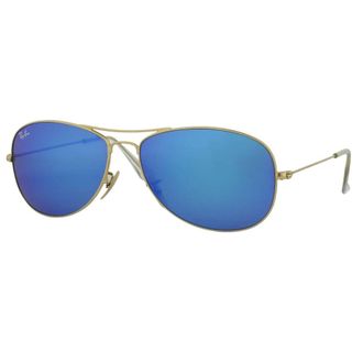 Ray-Ban Cockpit Zonnebrillen - Dames - Zonnebrillen - Geel - ONE Size - Leer - Accessoires
