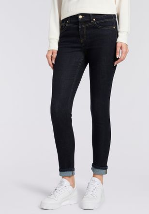 MAC Broeken Slim-fit-Jeans MAC RICH SLIM, Damen, Gr. 36, L&auml;nge 30, fashion rinsed, Denim/Jeans, Obermaterial: 71% Baumwolle, 16% Polyester, 11% Lyocell, 2% Elasth